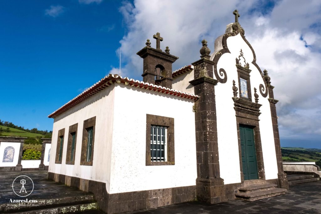 Nossa Senhora da Paz. A picturesque view capturing the monuments of São Miguel Island in the Azores.